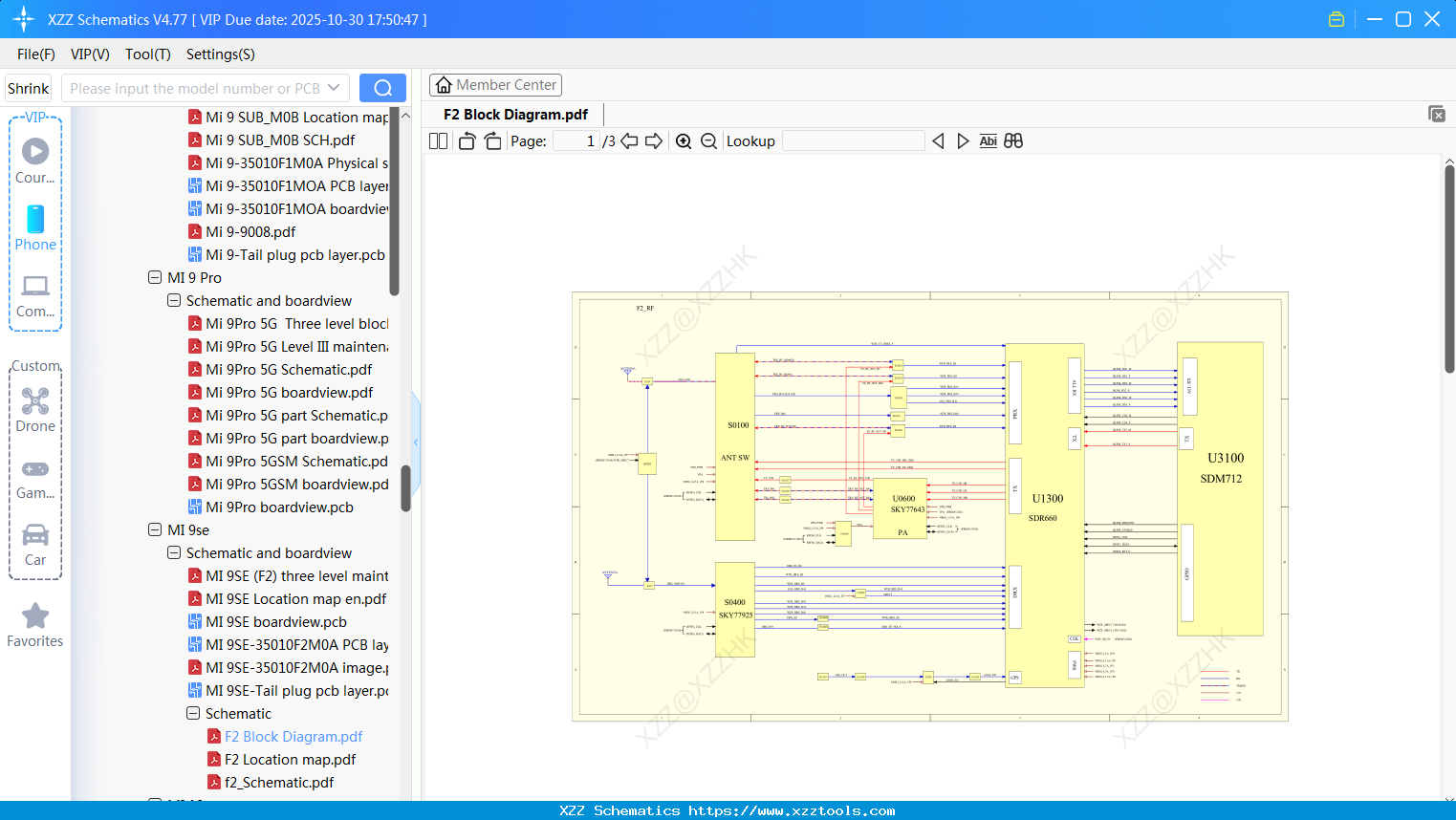 Xiaomi F2 Block Diagram